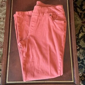 NWOT Coldwater Creek SPICE Knit Denim Mid Rise Straight Leg Jeans